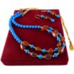 Turquise stone beads & red jasper tumble Necklace