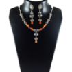 2 color Stone & Metal Beads Necklace