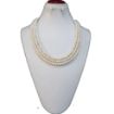 Real Pearl 3 line Necklace