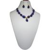 Blue Agate Tumble Stone Beads Necklace