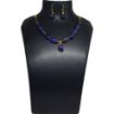 Blue Agate Tumble Stone Beads Necklace