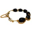 Black Agate Tumble Bracelet for Root Chakra