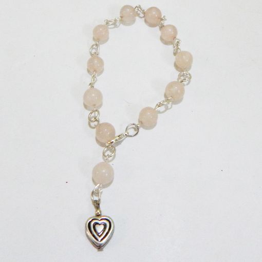 Rose Quartz Bracelet for Heart Chakra