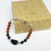 Green Aventurine Tumble, Beads & Rudraksha Beads Bracelet for Heart Chakra