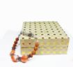 Carnelian Tumble & Rudraksha Beads Bracelet for Sacral Chakra