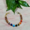 7 Chakra Beads & Rudraksha Beads Bracelet