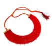 Red color Crystal beaded Choker