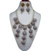  Clay with Synthetic pearl Beads Choker Necklace