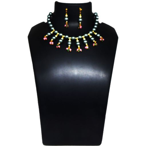Multicolor Pearl Choker Necklace