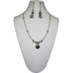 Silver Polish metal beads Necklace