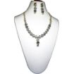 Silver Polish metal beads Necklace