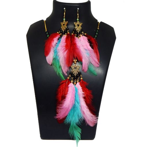 Real Feather Necklace