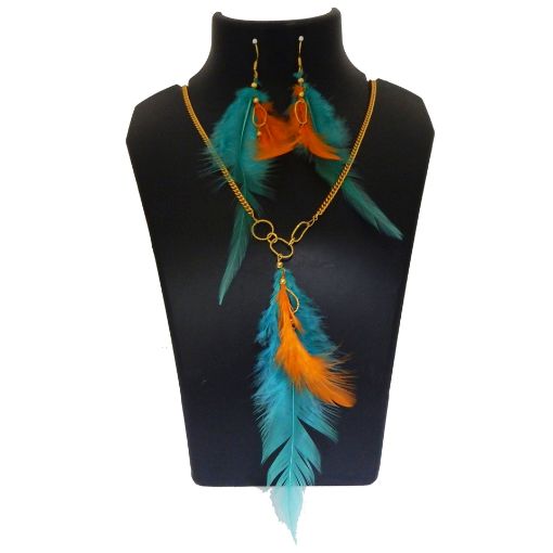 Real Feathers Necklace