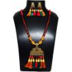 Metal pendant with Tassels Necklace