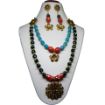 Double Line Glass Beads Necklace