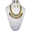 Multiline Glass beads & pearl Necklace