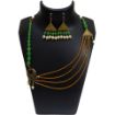  Multi Line Seed Beads & Round beads Necklace
