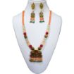 Multicolor Glass Beads with Pendant Necklace