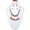 Multicolor Glass Beads Choker Necklace