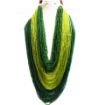 Multicolor multiline seed Beads long Necklace