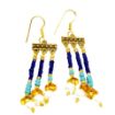 Blue shade seed Beads Earrings