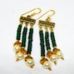 Green color seed Beads Earrings