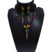 Lapis Lazuli & red coral stone Beads Necklace