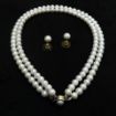 Real Pearl 2 line Necklace