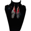 Bird Feathers Earrings