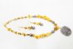 Yellow tone fancy Necklace